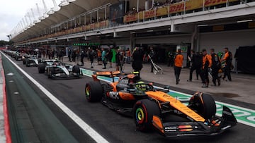 Lando Norris (McLaren MCL39). Sao Paulo, Brasil. F1 2025.