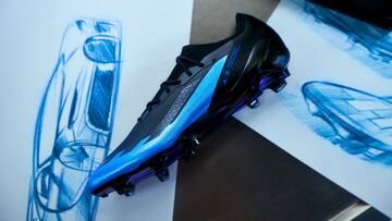 Estos tenis de fútbol Adidas llevan el sello de los súper autos Bugatti