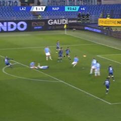 Resumen y goles del Lazio vs. Nápoles de la Serie A