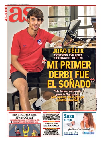 Las portadas de AS de julio