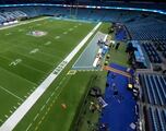 ¡Es hipnotizante! Así se ha transformado el Bernabéu para el partido de la NFL