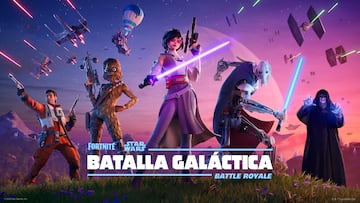 fortnite star wars batalla galactica nueva temporada nuevas skins pase batalla