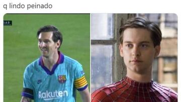 El nuevo look de Messi y Braithwaite, protagonistas de los memes