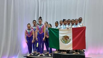 Gimnastas oaxaqueñas ganan medalla de oro en competición en Canadá