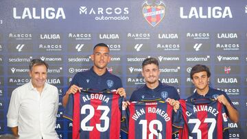 Miñambres, Algobia, Iván Romero y Carlos Álvarez.