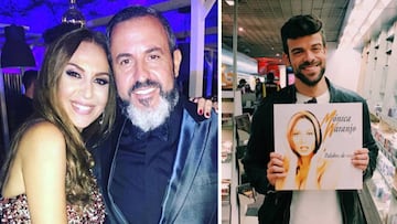 Imágenes de la cantante Mónica Naranjo con su marido y mánager Óscar Tarruella y del concursante de Operación Triunfo 2017 Ricky Merino.