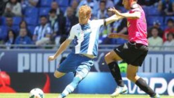 El centrocampista del Espanyol Alex Fernández
