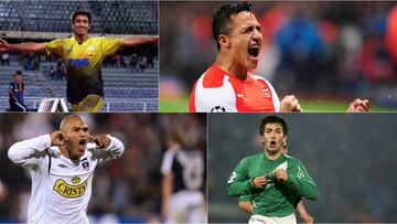 Estos fueron los goleadores chilenos en la última década