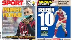 Bellerín y Deulofeu, los hombres del día en la prensa catalana