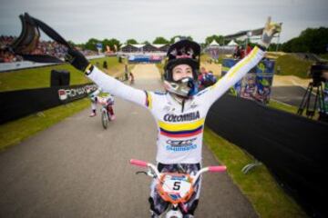 Mariana Pajón campeona de la Copa del Mundo BMX