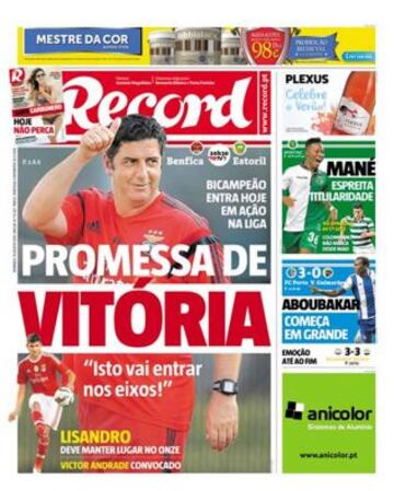 Portadas de la prensa deportiva