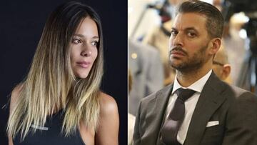 Imágenes de la cantante Lorena Gómez y de René Ramos, hermano y representante del futbolista Sergio Ramos.