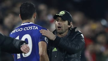 Conte, en peligro por polémico mensaje de texto a Diego Costa