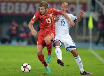 Israel se impuso 2-1 frente a Macedonia fuera de casa. 