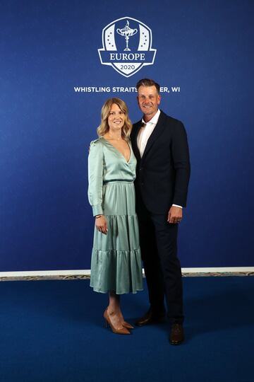 Henrik Stenson y Emma Lofgren.