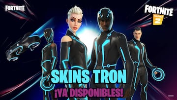 Fortnite: skins de TRON ya disponibles; precio y contenidos