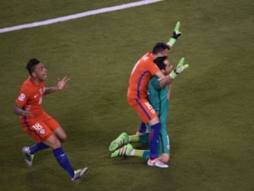 Así festejó la Roja su título Centenario