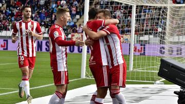 El Almería es el máximo goleador gracias al trabajo coral