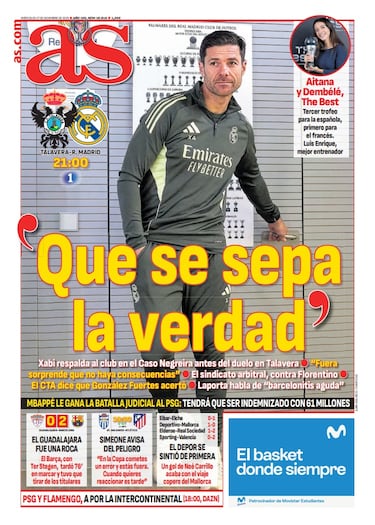 Las portadas de AS de diciembre