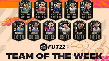 FIFA 22: TOTW 36 con Diego L車pez, Di Mar赤a y Son ya disponible