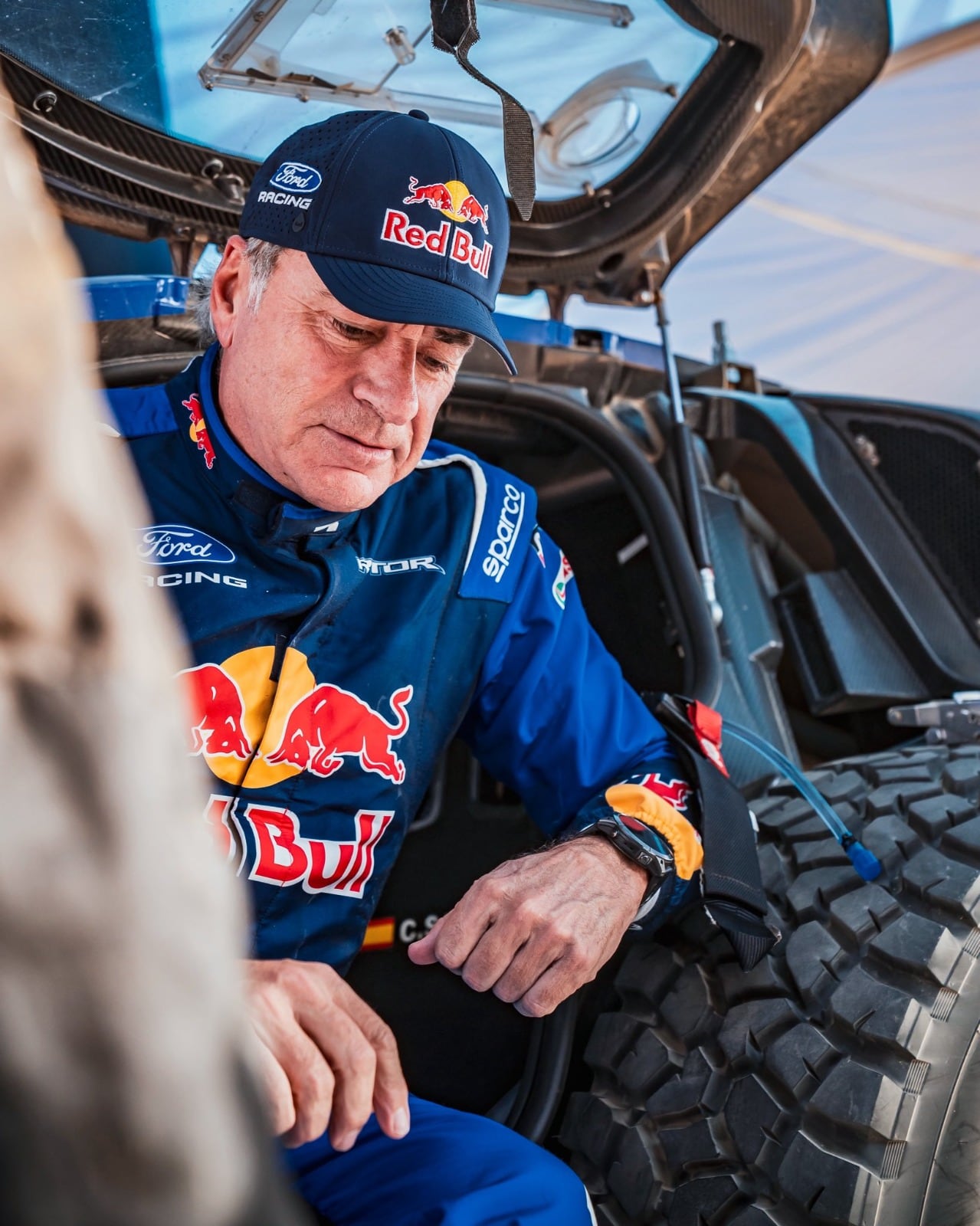 Sainz: “Estaba pilotando como mi madre”