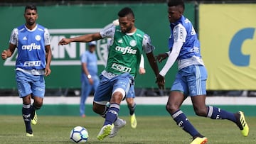 Miguel &Aacute;ngel Borja, delantero de Palmeiras