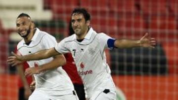 ÍDOLO. Raúl celebra un gol con el Al Sadd, equipo de Qatar en el que cumple su segunda campaña.