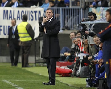 El primer partido del Simeone como técnico del Atlético de Madrid fue un 7 de enero del 2012 frente al Málaga. El encuentro concluyó 0-0. 