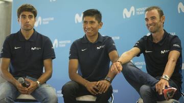 18/06/18 PRESENTACION MOVISTAR TEAM PARA EL TOUR DE FRANCIA 2018
MIKEL LANDA NAIRO QUINTANA ALEJANDRO VALVERDE
EUSEBIO UNZUE