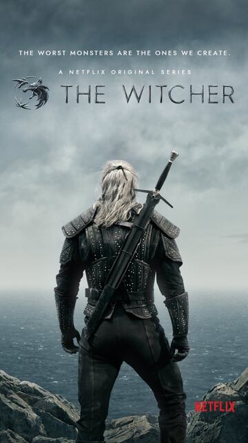 Cartel promocional de The Witcher. 