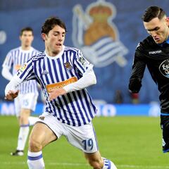 Lucas Pérez: "¿Cristóbal? En el fútbol mandan los resultados"