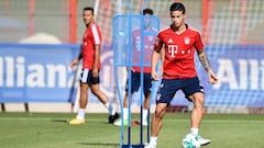 Oficial: James no viaja a Leipzig por problemas en la espalda