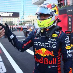 La advertencia de Checo Pérez tras ganar la carrera sprint en Azerbaiyán