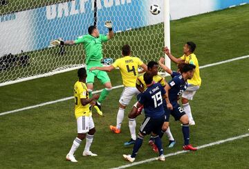 Colombia perdió en el primer partido ante Japón en Rusia 2018. Más de 25 mil colombianos apoyaron en Saransk