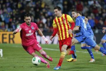 0-2. Segundo gol Messi.