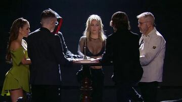 Edurne ‘se reencuentra’ con su abuelo en Got Talent gracias a una ouija