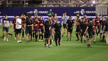 19/07/20 PARTIDO PRIMERA DIVISION COVID19 CORONAVIRUS  
 OSASUNA - MALLORCA
 FINAL DEL PARTIDO ALEGRIA