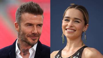 David Beckham conoce a 'Daenerys Targaryen' en un concierto