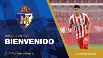 Maxi Villa llega a la Deportiva cedido por el Girona