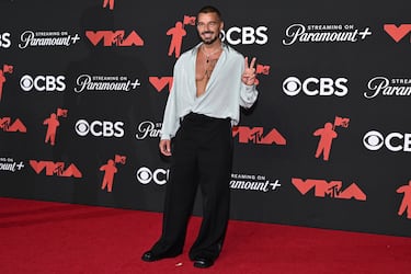 Ricky Martin posa en la alfombra roja de los MTV Video Music Awards.