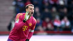 Soccer Football - Bundesliga - 1. FC Union Berlin v Bayern Munich - Stadion An der Alten Forsterei, Berlin, Germany - April 20, 2024 Bayern Munich's Manuel Neuer reacts REUTERS/Annegret Hilse DFL REGULATIONS PROHIBIT ANY USE OF PHOTOGRAPHS AS IMAGE SEQUENCES AND/OR QUASI-VIDEO.