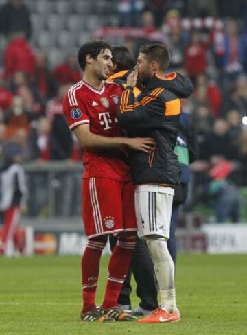 Javi Martínez y Sergio Ramos.