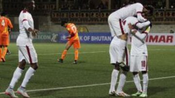 Qatar venció a Bután.