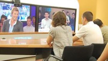 <b>ENTREVISTA GLOBAL. </b> Beckham ha contestado durante hora y media a las preguntas de internautas de todo el mundo.