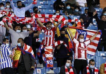 Aficionados del Atlético de Madrid.