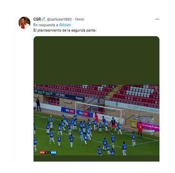 Los memes se ceban con el planteamiento de Simeone