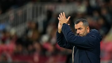 El entrenador de UD Las Palmas, Diego Martínez Penas.