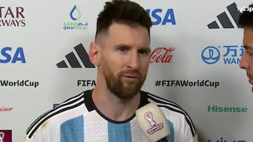 Messi: “Van Gaal vende que juega bien y metía pelotazos”