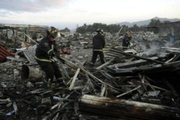 Los bomberos han podido hacer poco más en el lugar de los hechos