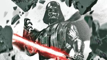 Darth Vader: negro, blanco y rojo